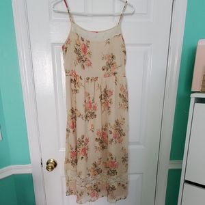 🌸Tan Flower Dress🌸